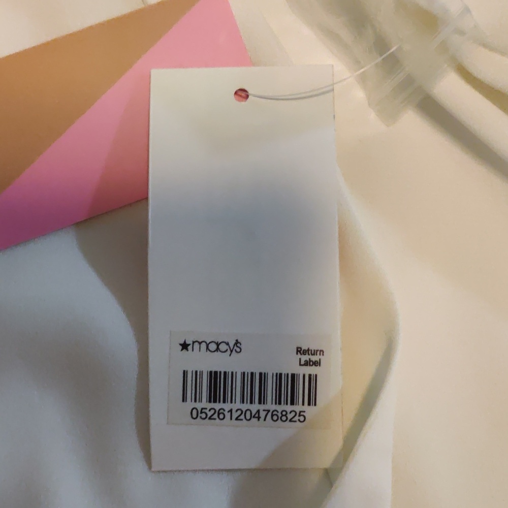 NWT Riley & Rae Cream Ruffle Blouse Size XS - Picture 8 of 9